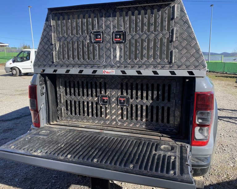 Jaula Pick up 2+2 con cofre estanco